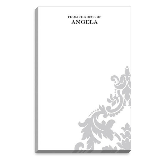 Simple Damask Notepads